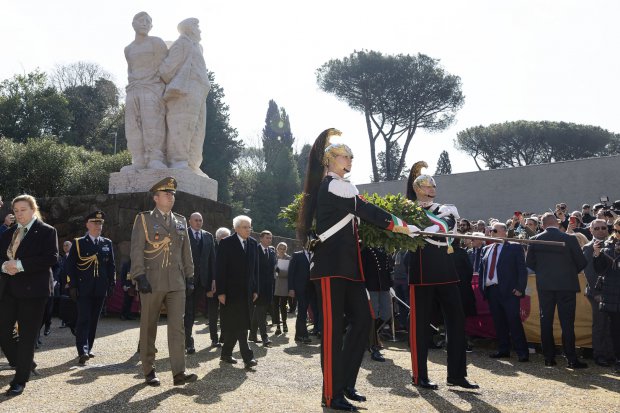 Cerimonia di commemorazione eccidio delle Fosse Ardeatine (2024)