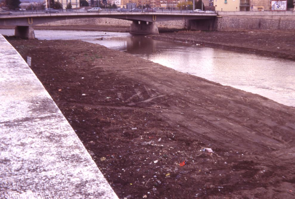 manutenzione idraulica fiume Sabato (1994)