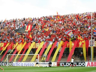 Benevento Calcio. Tifosi giallorossi