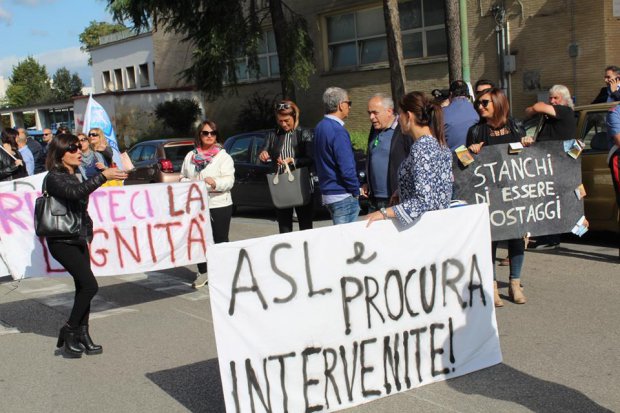 Protesta lavoratori CMR