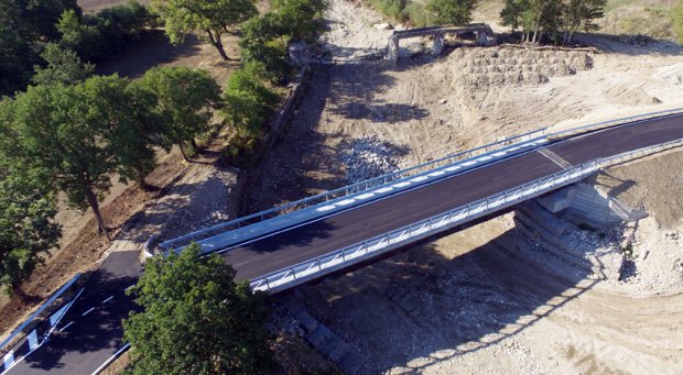 Circolo, il nuovo ponte sul torrente Tammarecchia