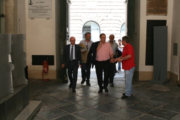 Sopralluogo a Palazzo Paolo V