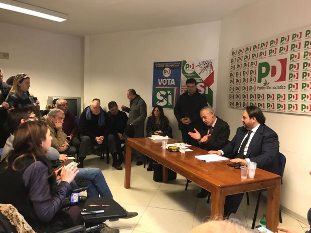 Incontro PD presso la sede provinciale a Benevento (foto di archivio)