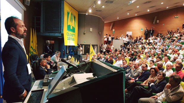 Gennarino Masiello riconfermato alla guida di Codliretti Campania (30 luglio 2018)