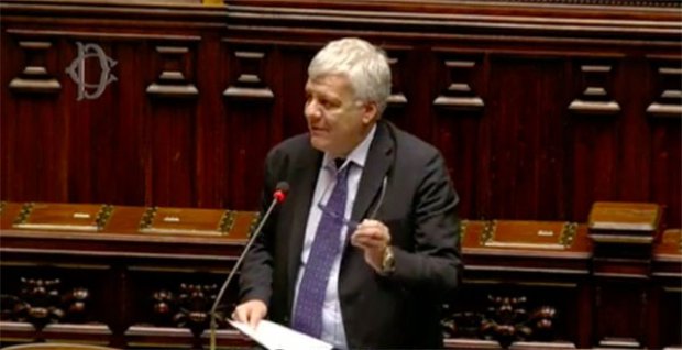il ministro dell'Ambiente, Gian Luca Galletti nel Question Time. Foto: ministero ambiente