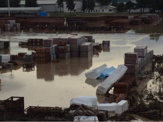 Nubifragio nel Sannio - Benevento, Zona Industriale