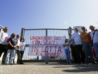 Lavoratori ex Consorzi (foto di archvio)