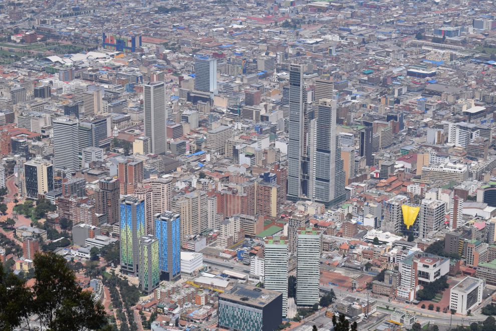 Colombia - Panorama della capitale Bogotà