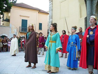 Longobardi a Benevento. Rievocazione storica (foto di archivio)