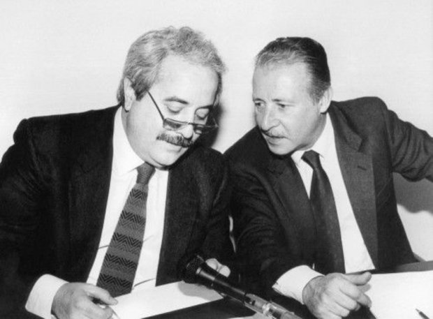 I giudici Giovanni Falcone e Paolo Borsellino