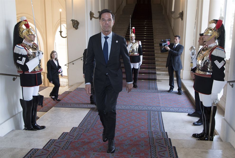 Il Primo Ministro del Regno dei Paesi Bassi Mark Rutte al Quirinale