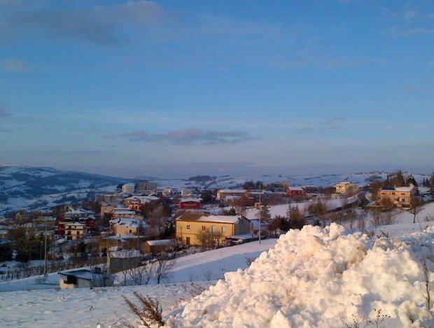 Neve e gelo nel Sannio