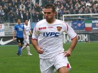 Felice Evacuo, attaccante del Benevento Calcio