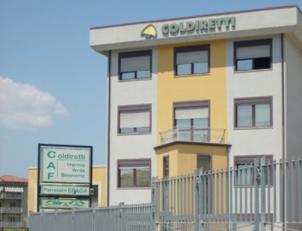 la sede di Coldiretti a Benevento