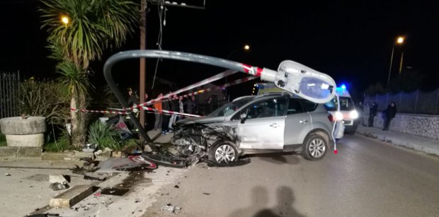 Ford Kuga, incidente a Casali di Faicchio