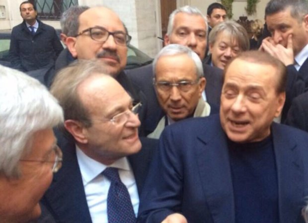 Izzo e Berlusconi
