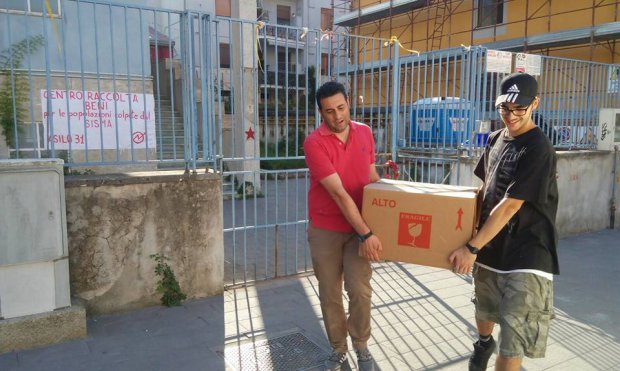 L@p Asilo 31, partiti i beni per le popolazioni colpite da sisma