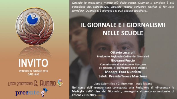 Convegno giornalismo Liceo Scientifico Rummo