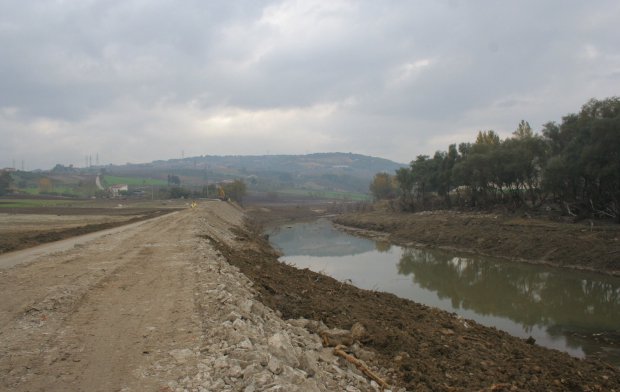 La zona di Ponte Valentino