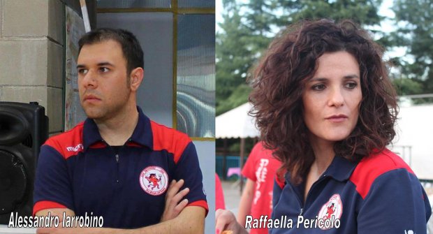 SG Volley, i mister Alessandro Iarrobino e Raffaella Pericolo