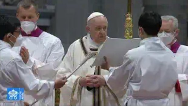 Vaticano. La santa messa officiata da Papa Francesco 