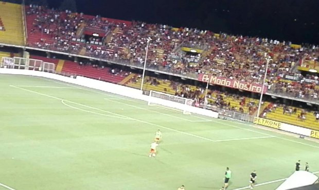 Partita di Coppa italia Benevento Imolese 