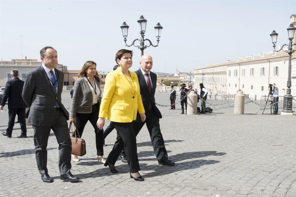 Il Primo Ministro della Repubblica di Polonia Beata Szydło al Quirinale