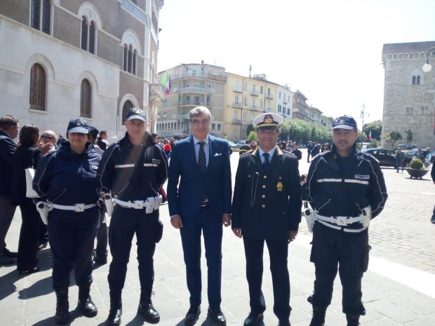 Fioravante Bosco con il prefetto Cappetta