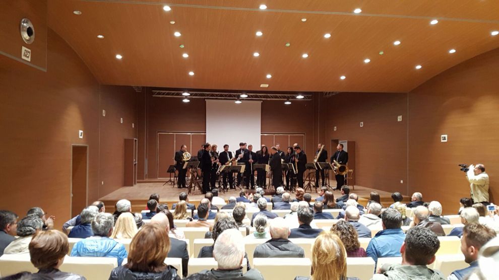 Alcuni momenti del concerto del Conservatorio Nicola Sala nell'Auditorium della Spina Verde