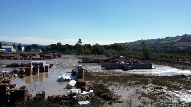 Nubifragio nel Sannio - Benevento, Zona Industriale