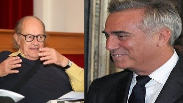 Ugo Gregoretti e  Massimo Ghini