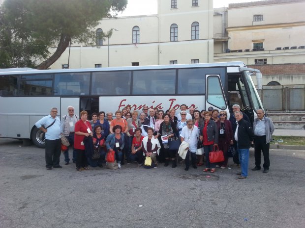 Gruppo turistico in visita a Benevento