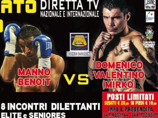 La grande boxe sbarca nel Sannio. A Cusano il match per il titolo nazionale pesi leggeri