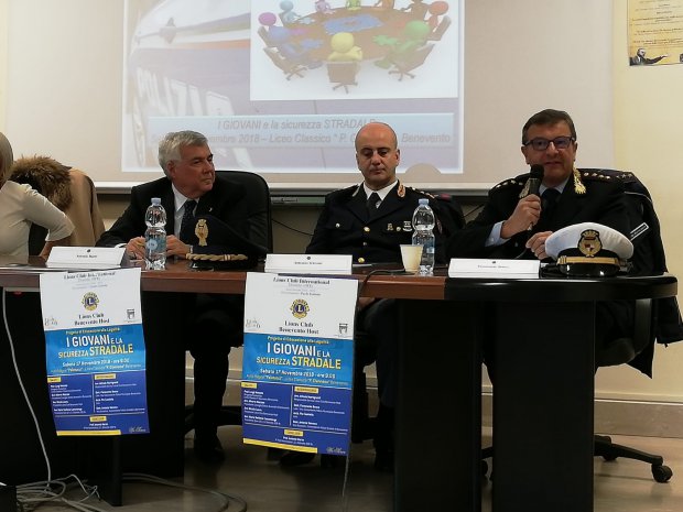 I Giovani e la Sicurezza stradale. Incontro al Liceo Classico P. Giannone di Benevento