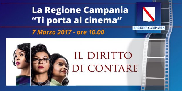 La Regione ti porta al cinema per vedere Il Diritto di Contare