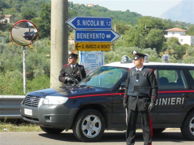 San Nicola Manfredi, Carabinieri (foto di archivio)