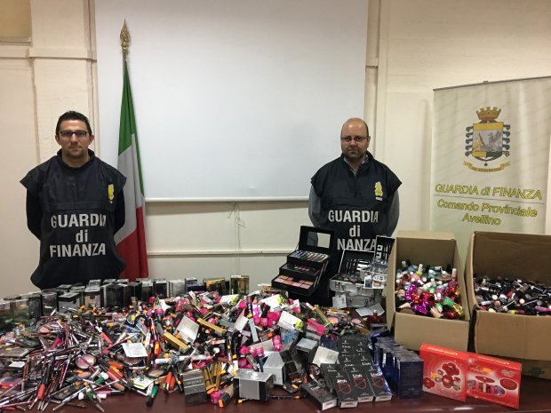 Operazione Make-Up della Guardia di Finanza di Avellino