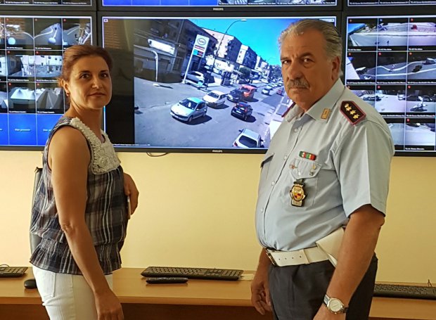 Visita alla Polizia Municipale dell'ass. Ingaldi