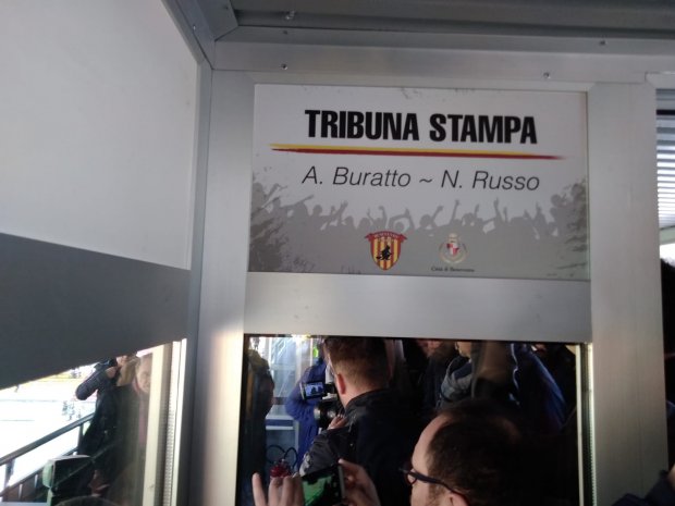 Inaugurazione Tribuna stampa