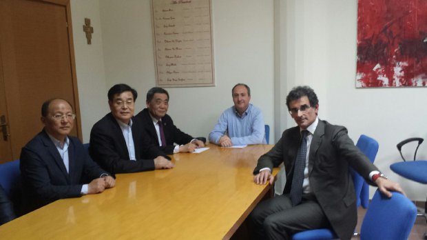 La delegazione della Power China Shanghai Electric Power Construction Co Ltd