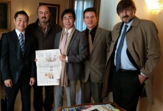 Delegazione giapponese (Koruchem) in visita a Benevento