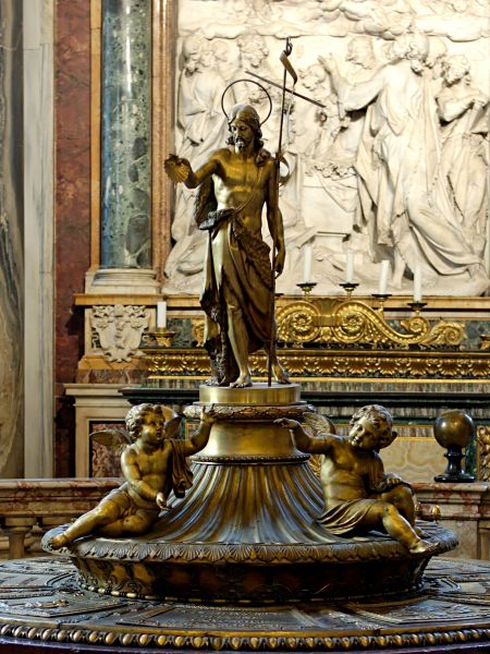 Fonte battesimale Roma, Basilica di Santa Maria Maggiore (Foto Jastrow - Fotografia autoprodotta, Pubblico dominio)