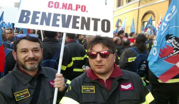 Conapo Benevento, sciopero VVFF