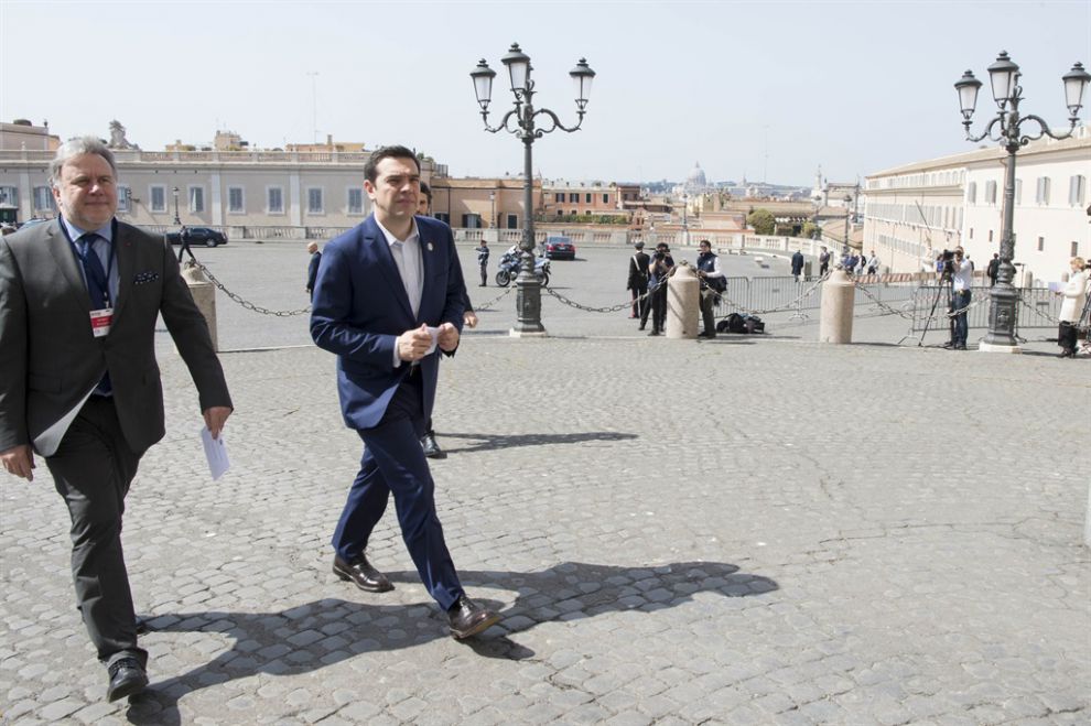 Il Primo Ministro della Repubblica Ellenica Alexis Tsipras al Quirinale