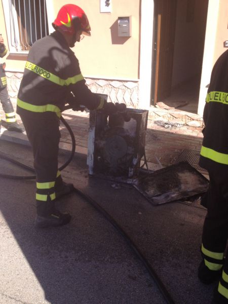 Lavatrice va a fuoco, paura in un'abitazione di San Salvatore Telesino