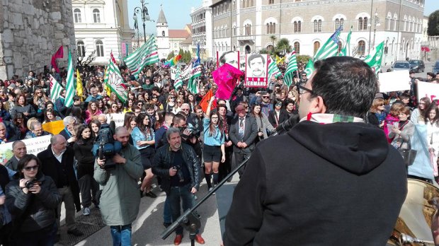 Libera Benevento. Foto tratte dal profilo fb del Coordinamento di Libera Benevento