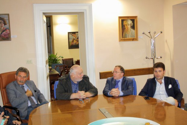 Il vice presidente della Regione Campania, Fulvio Bonavitacola e Claudio Ricci