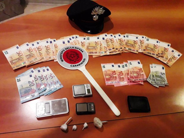 Arresto per droga dei Carabinieri