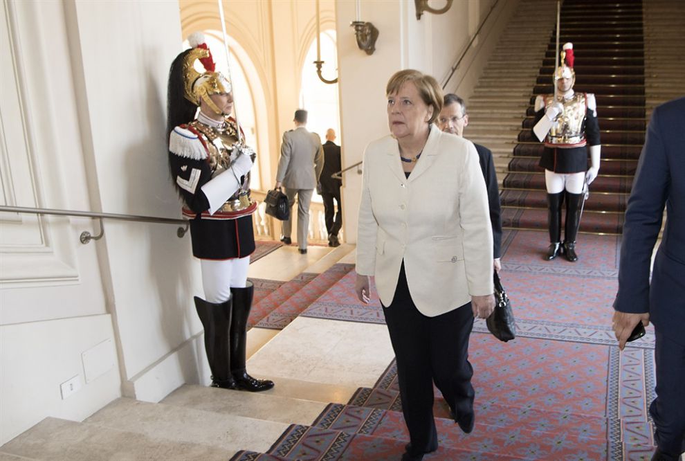 La Cancelliera della Repubblica Federale di Germania Angela Merkel al Quirinale