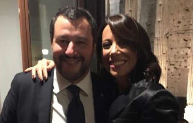 De Girolamo - Salvini. Foto: Dagospia